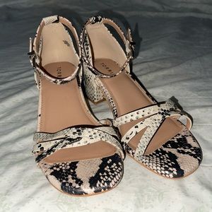 Torrid Snake Heel Sz 8W